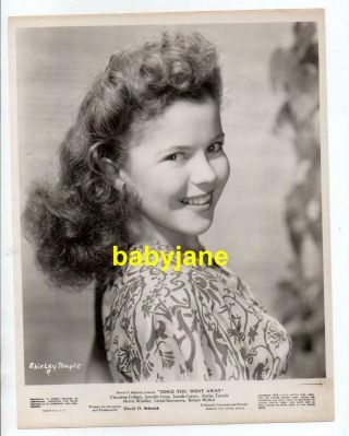 Shirley Temple 8x10 Photo Portrait 1947 Since You Went Away 2