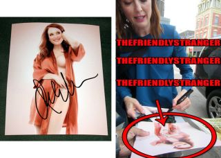 Julianne Moore Signed Autographed 8x10 Photo I - Exact Proof - Bra & Panties