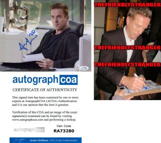 Damian Lewis Signed Autographed " Billions " 8x10 Photo D - Proof - Axe Acoa