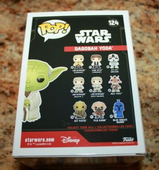 FRANK OZ YODA STAR WARS SIGNED AUTOGRAPHED AUTHENTICATED FUNKO POPS POP 3