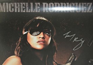 Michelle Rodriguez Autograph Signed Poster Celebrity Authentics Exact Proof 3