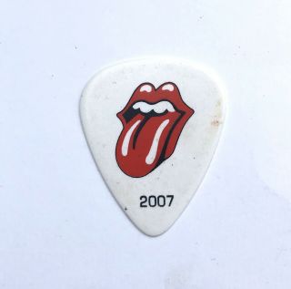Rolling Stones Keith Richards Stage Guitar Pick - 2007 A Bigger Bang Tour
