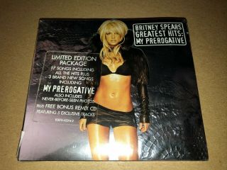 Britney Spears Promo Cd Greatest Hits My Prerogative Limited Edition New&sealed