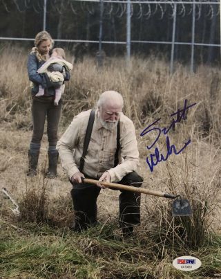Scott Wilson Signed Autographed The Walking Dead Herschel 8x10 Photo Psa/dna