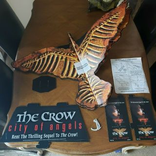 Rare The Crow 1996 Movie Store Cardboard Hanging Display Mobile Standee