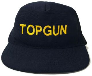 Vintage Northstar Top Gun Movie Paramount Snapback Navy Blue Hat Cap Usa Made