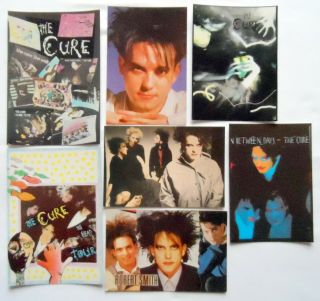 The Cure Postcards 7 X Vintage The Cure Postcards Robert Smith