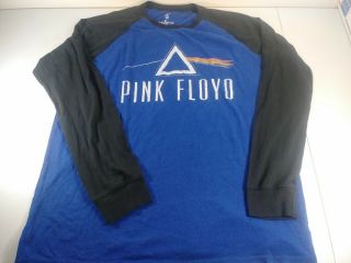 Pink Floyd Long Sleeve Mens Xl Shirt Blue Black Long Sleeve Dark Side Of Moon