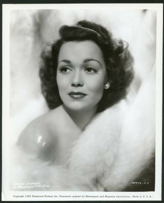 Jane Wyman Vintage 1945 Paramount Pictures Portrait Photo