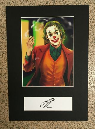 Joaquin Phoenix - The Joker - Exclusive Limited Edition Artwork & Autograph ⭐⭐⭐⭐⭐