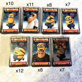 Dave and Busters Despicable Me Minion Jellylab Cards (63 Total) 2
