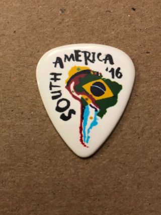 Aerosmith Joe Perry 2016 South America Authentic Tour Guitar Pick