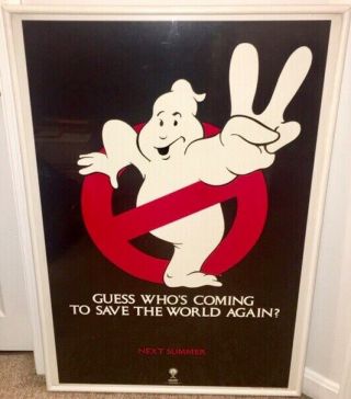 Ghostbusters 2 Us 1988 Movie Theater Teaser Poster One Sheet Framed