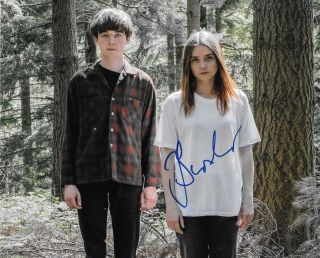 Jessica Barden Signed 8x10 Photo The End Of The F Ing World 3