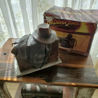 Indiana Jones Hand Crafted Resin Dvd Case Limited Edition 2008 Blockbuster