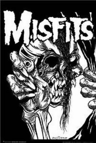 Misfits - Pushead Music Poster - 24x36 Shrink Wrapped - 0703