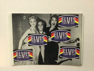 Vintage Candid Photo Of Elvis From Jailhouse Rock W/ Judy Tyler & Anne Neyland