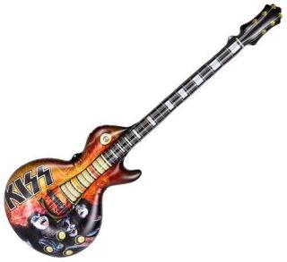2 Kiss Rock And Roll Guitar Inflates Blow Ups Inflateable Toy K I S S Toys
