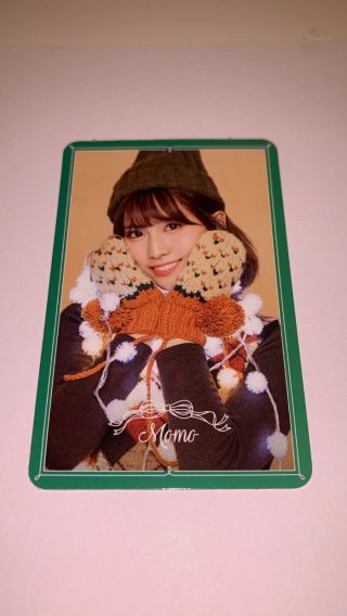 Twice Momo Official Photocard Merry And Happy Twicetagram Repackage