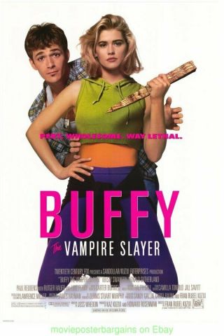 Buffy The Vampire Slayer Movie Poster 27x40 Kristy Swanson