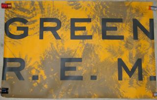 Rem Green 1988 Scarce Warner Bros Records Promo Poster In
