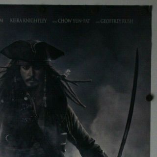 Pirates of the Caribbean: At World ' s End 2007 DS Orig Movie Poster 27 