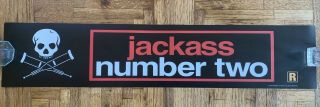 Jackass Number Two Mylar 5x25 Poster Rare
