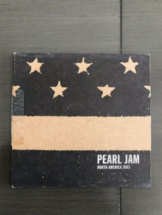 Pearl Jam Raleigh 2003 Riot Act Tour Bootleg Cd Set Oop