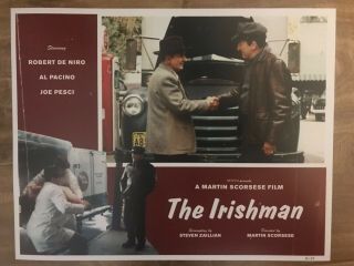 Scorcese The Irishman Movie Lobby Cards