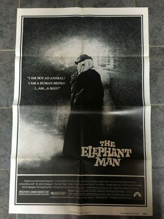 The Elephant Man 1980 1 Sheet Movie Poster