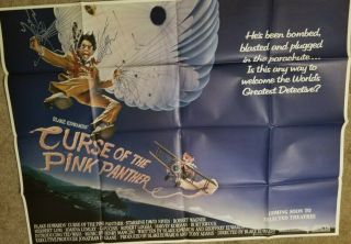 Curse Of The Pink Panther Movie 1983 Nyc Subway Poster 45x59