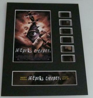 Jeepers Creepers 2001 Justin Long 35mm Movie Film Cell Display 8x10 Mounted