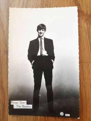Beatles Ringo Starr Promo Postcard 1965 Star Pics Ex.