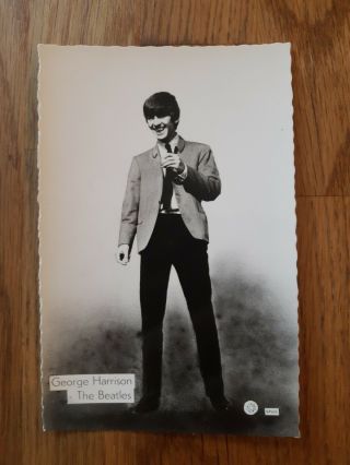 Beatles George Harrison Promo Postcard 1965 Star Pics Ex.