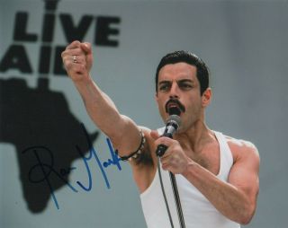 Rami Malek Bohemian Rhapsody Signed Autographed 8x10 Photo M189