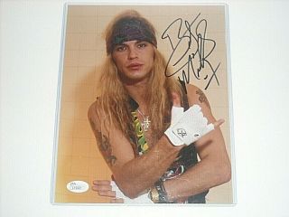 Poison Bret Michaels Signed Autographed 8x10 Rock Band Ride The Wind Jsa