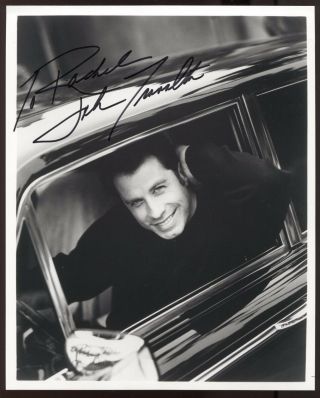 John Travolta Signed 8x10 Photo Autographed Vintage Signature Pulp Fiction
