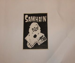 Samhain Paper Sticker,  Mid 1980 