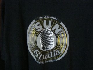 Sun Studio T Shirt Xl Black Memphis Tn