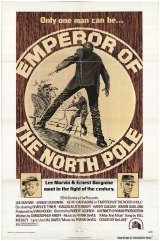 Emperor Of The North 1973 27x41 Orig Movie Poster Fff - 75878 Ernest Borgnine