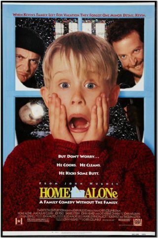 Home Alone - 1990 - 27x40 Movie Poster - Macaulay Culkin - Style B