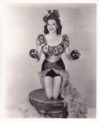 Julie Bishop Conga Dancer Vintage Warner Bros Longworth Portrait Photo