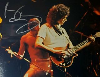 Brian May Hand Signed 8x10 Photo W/ Holo Queen