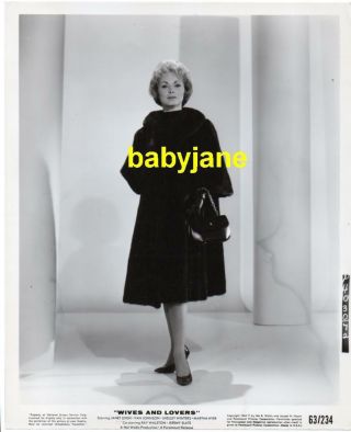 Janet Leigh Vintage 8x10 Photo Fashion By Edith Head 1963 Wives And Lovers