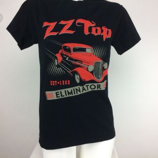 Gildan Zz Top Eliminator 2017 Tour Concert T - Shirt Sz.  S Black