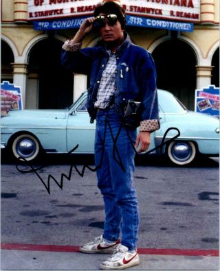 Michael J Fox Back To The Future Signed 8x10 Picture Autographed Photo,