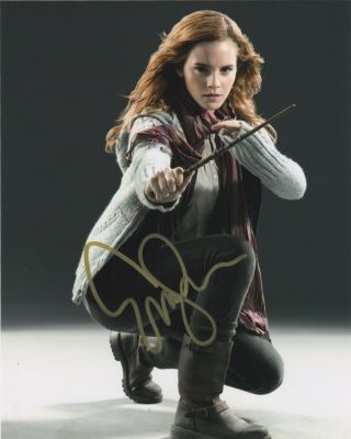 Emma Watson Harry Potter Signed Autographed 8x10 Photo E209
