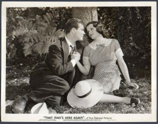 Tom Brown & Mary Maguire 1937 Vintage Orig Photo That Man 