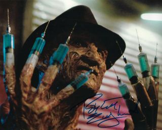 Robert Englund " Freddy Krueger " Autographed 8 X 10 Signed Photo Holo