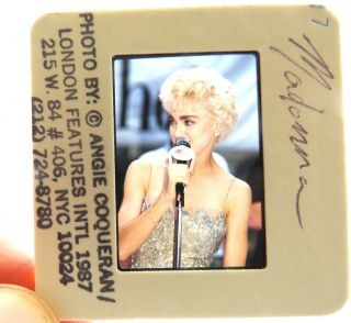 Madonna 35mm Slide Negative - Uk Archive - Rare Promo Last 1